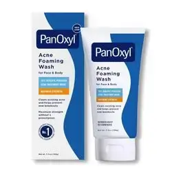 Panoxyl Acne Foaming Wash for Face & Body 10% 156g
