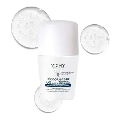 Vichy 24H Dry Touch Deodorant Roll-On (ڤیشی ڕۆڵ-ئۆ