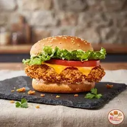 Crispy Burger With Cheese