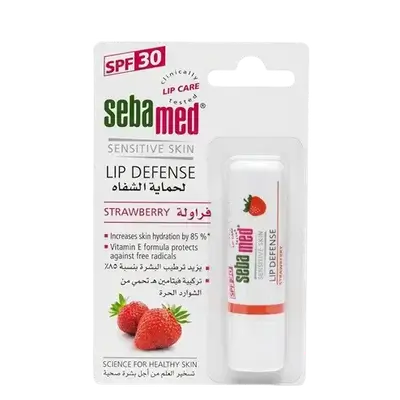 Sensitive Skin Lip Defense SPF30 STRAWBERRY 4.8g _ Sebamed