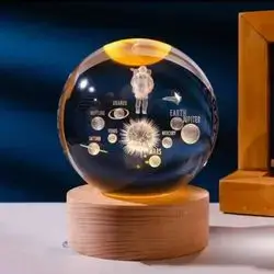 Crystal ball night light, for gifts