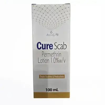 Cure Scab Permethrin Lotion 1.0% w/v (100 ml) by Aqualab