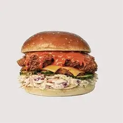 Buffalo Chicken Burger With Combo