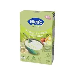 Hero Baby 8 Cereals And Fruit With Milk 200 Gm