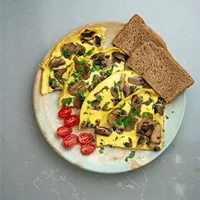 Mushroom Omelatte
