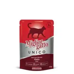 Italy Migilor Gatto Cat Adult Veal 85G
