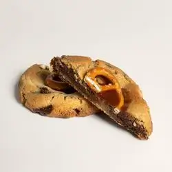 Pretzels and Salted Caramel Cookie