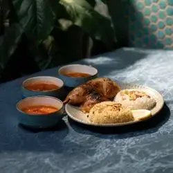 Half Chicken With Rice