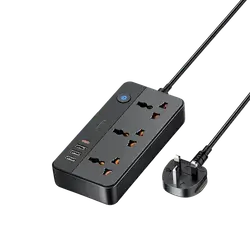 Remax Qidian 20W 3A1C 3-Seat Plug Adapter