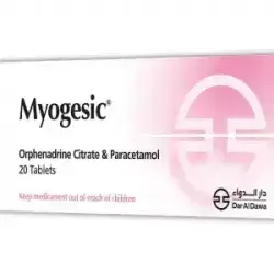 myogesic 20tbas- muscle relaxant - made in jordan