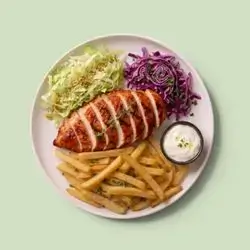 Chicken Steak and Diet Fries (Air Fried)