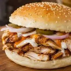 Chicken Shawarma With Samoon