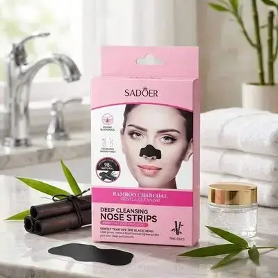 SADOER Bamboo Charcoal Deep Cleansing Nose Strips