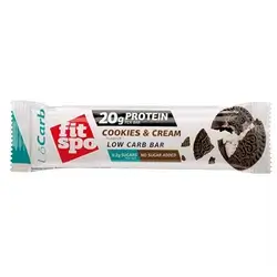 Fit Spo Cookies & Cream Low Carb Protein Bar