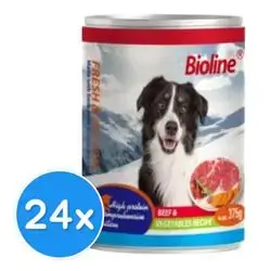 Bioline Beef & Vegetables 375g 