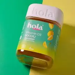 Hola vitamin D3 5000iu 60 gummies