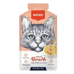 Wanpy Meat Broth Tuna & Salmon