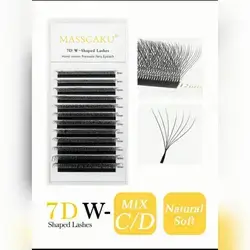 12Rows W-Shaped Eyelashes With Clover Design