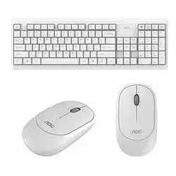 AOC KM200 Wireless Mouse and Keyboard Set (White)