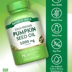 Pumpkin Seed Oil 3000mg 75soft gels