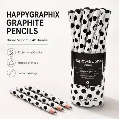 Jumbo 4B Graphite Pencil Set – 30 Pcs