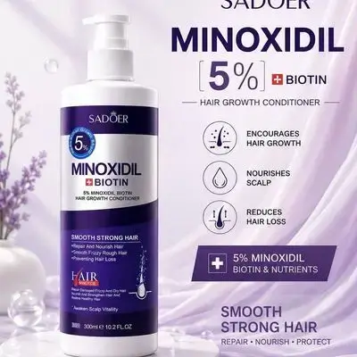 Sadoer Minoxidil + Biotin Hair Growth Foam