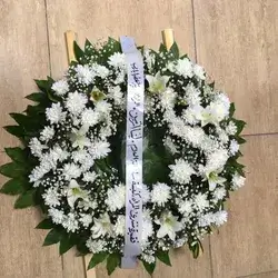 Stand Flowers-White
