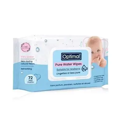 99% Pure Water Wet Wipes (72 Wipes) with Cap