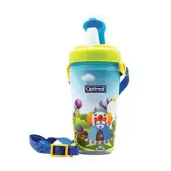 Silicone Spout Weaning Cup 350ml - Blue