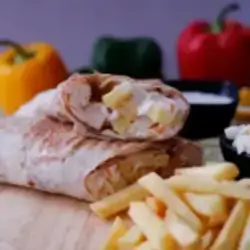 Shish Taouq With French Fries