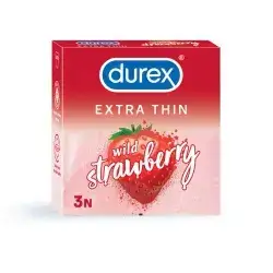 Durex Extra Thin- Wild Strawberry