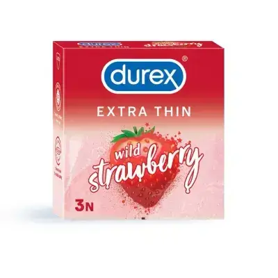 Durex Extra Thin- Wild Strawberry