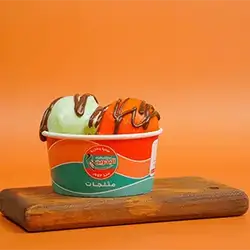 Natural Ice Cream With 3 Flavors Of Your Choice