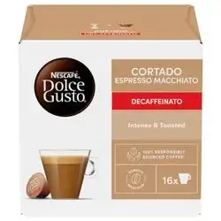 Nescafé Dolce Gusto Cortado Decaf – 16 Capsules