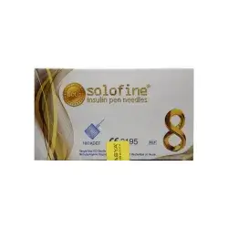 Solofine insulin pen needles 8mm 100 pcs