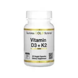Gold Nutrition Vitamin d3+k2 60 Veggie Capsules