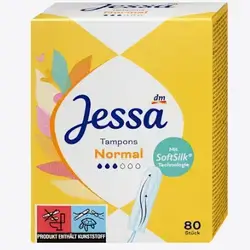 Jessa Normal tampons, 80 pcs