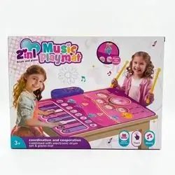 Drum and Piano Music Playtime Toy - Pink