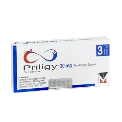 Priligy 30mg (Dapoxetine 30mg) 3 Film-Coated Tablets _ Menarini