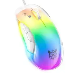 CW925 Wired Gaming Mouse with RGB Lighting, 12800 DPI, 7 Buttons, USB Connection, and 1.5m Cable