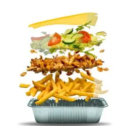 Crispy Chicken kapsalon