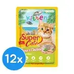 Supercat Kitten Tuna & Chicken 12x