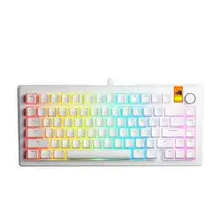 Glorious GMMK 3 HE Prebuilt 75% Arabic Mechanical Gaming Keyboard - White | Wired