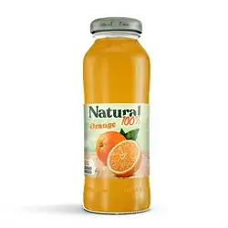 Natural Orange Juice Glass