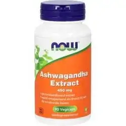 NOW Ashwaganda 450mg ,Vegan  (gluten and diary free), made in the US 90 softgels