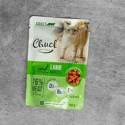 Chuck cat food Adult Lamb 100g