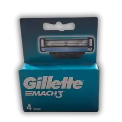 Gillette Mach3 Razors, 4 pieces