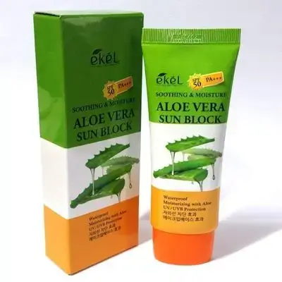 Ekel UV Soothing & Moisture Aloe Vera Sun Block SPF 50 PA +++ 70m