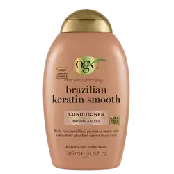 Brazilian Keratin Smooth Ever Straightening Conditioner 385ml _ Ogx