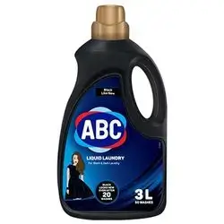 Abc Automatic Liquid Detergent Black 3 Lt